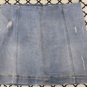 Jolt Blue Denim with Yellow Stitching